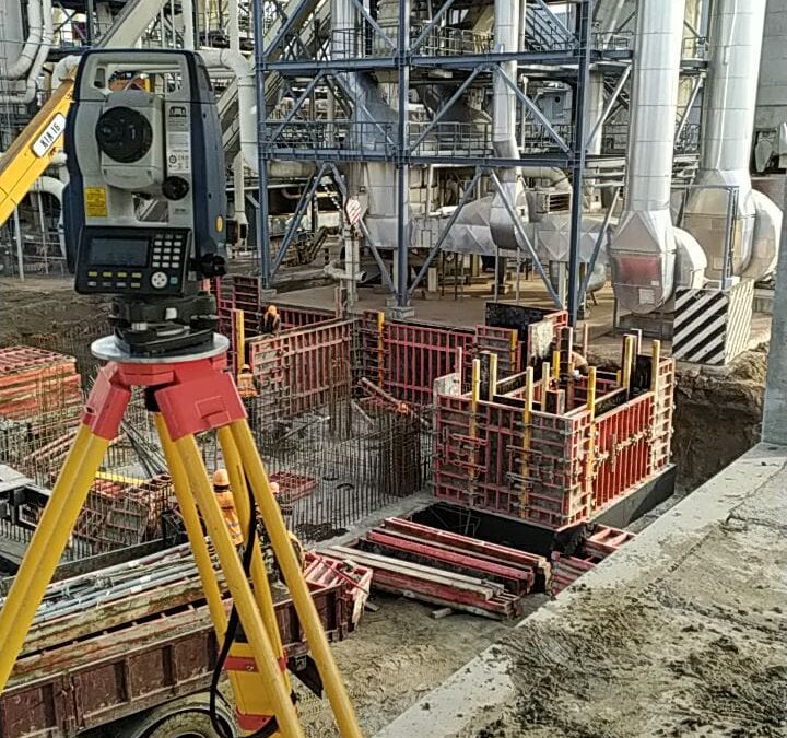 Геодезичний супровід будівництва заводу KronoSpan у Нововолинську